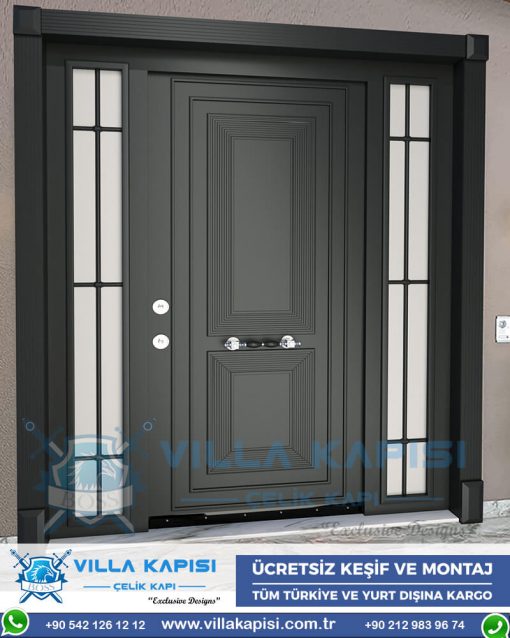 322 Villa Kapısı Modelleri İstanbul Villa Giriş Kapısı Kompozit Villa Kapısı Fiyatları Entrance Door Haustüren Sayf Qapilari Çelik Kapı