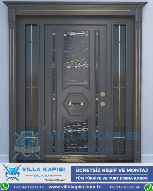 344 Villa Kapısı Modelleri İstanbul Villa Giriş Kapısı Kompozit Villa Kapısı Fiyatları Entrance Door Haustüren Sayf Qapilari Çelik Kapı