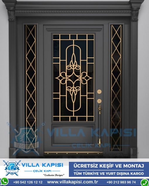 355 Villa Kapısı Modelleri İstanbul Villa Giriş Kapısı Kompozit Villa Kapısı Fiyatları Entrance Door Haustüren Sayf Qapilari Çelik Kapı