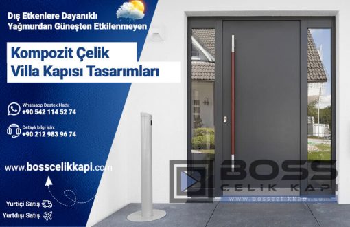 Kompozit Celik Kapi Villa Kapisi Modelleri Boss Celik Kapi Villa Giris Kapisi Istanbul Fiyatlari Ucuz Ekonomik Villa Kapilari