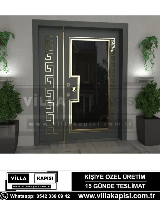 Versace-Antrasit-Kompozit-Villa-Kapisi-Villa-Kapilari